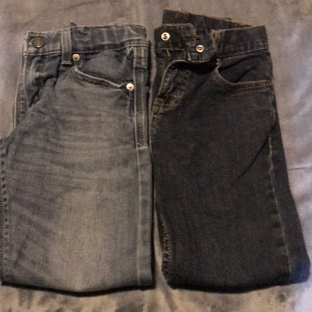 2 pairs of boys jeans